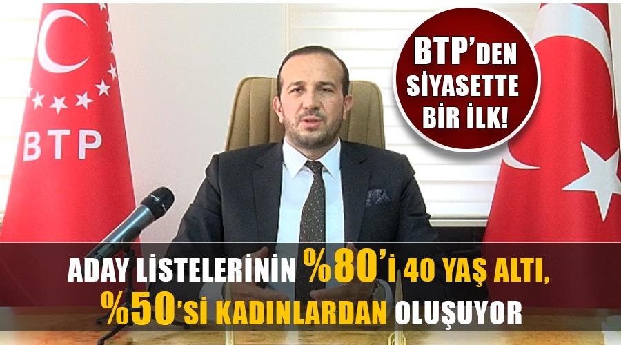 BAĞIMSIZ TÜRKİYE PARTİSİ, TÜRK SİYASİ TARİHİNDE BİR İLKİ GERÇEKLEŞTİRECEK.