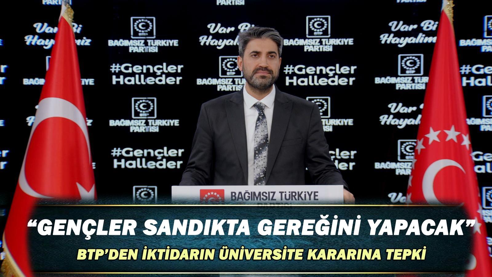 “GENÇLER SANDIKTA GEREĞİNİ YAPACAK”