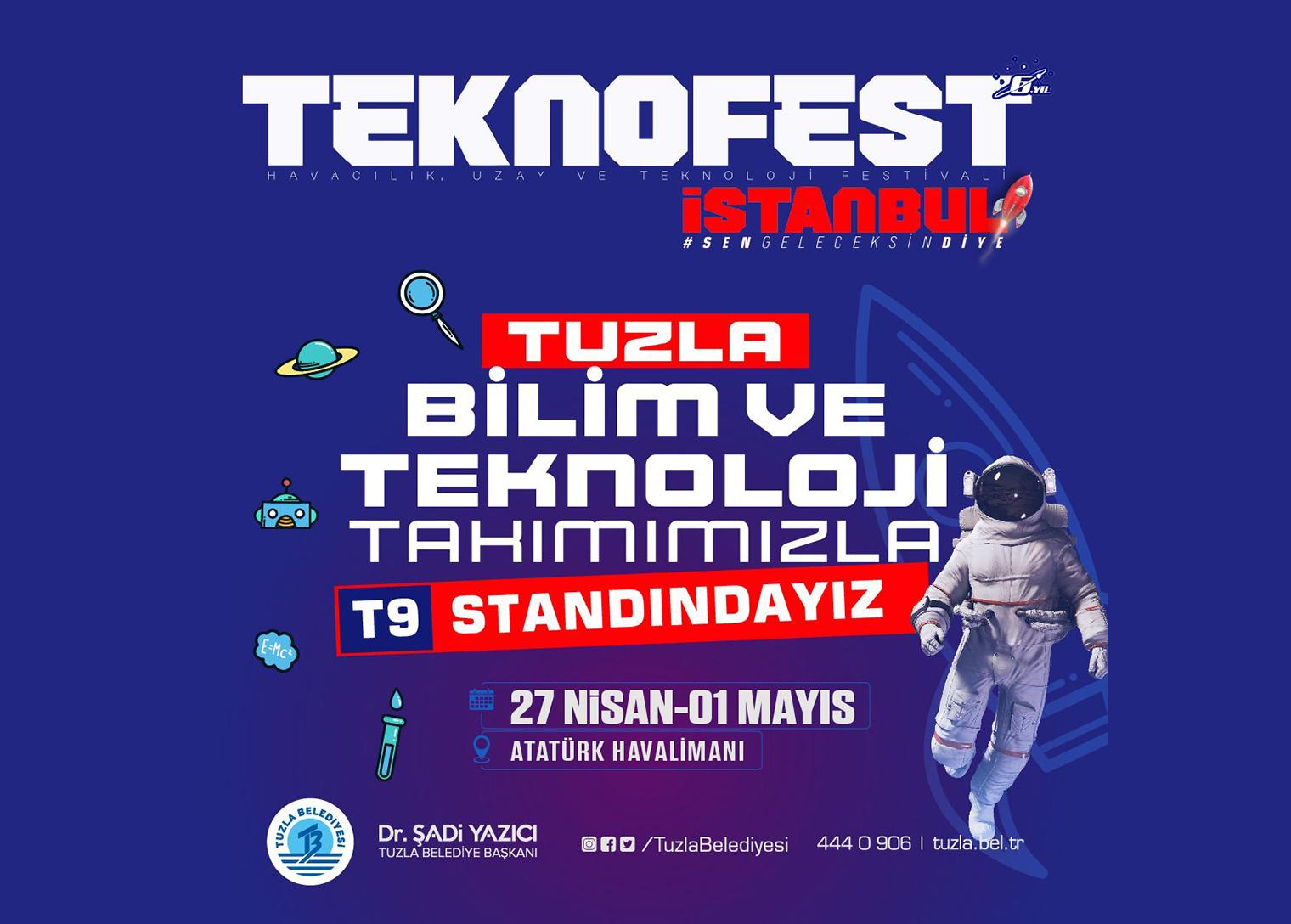 TUZLA BELEDİYESİ TEKNOFEST'TEKİ YERİNİ ALIYOR