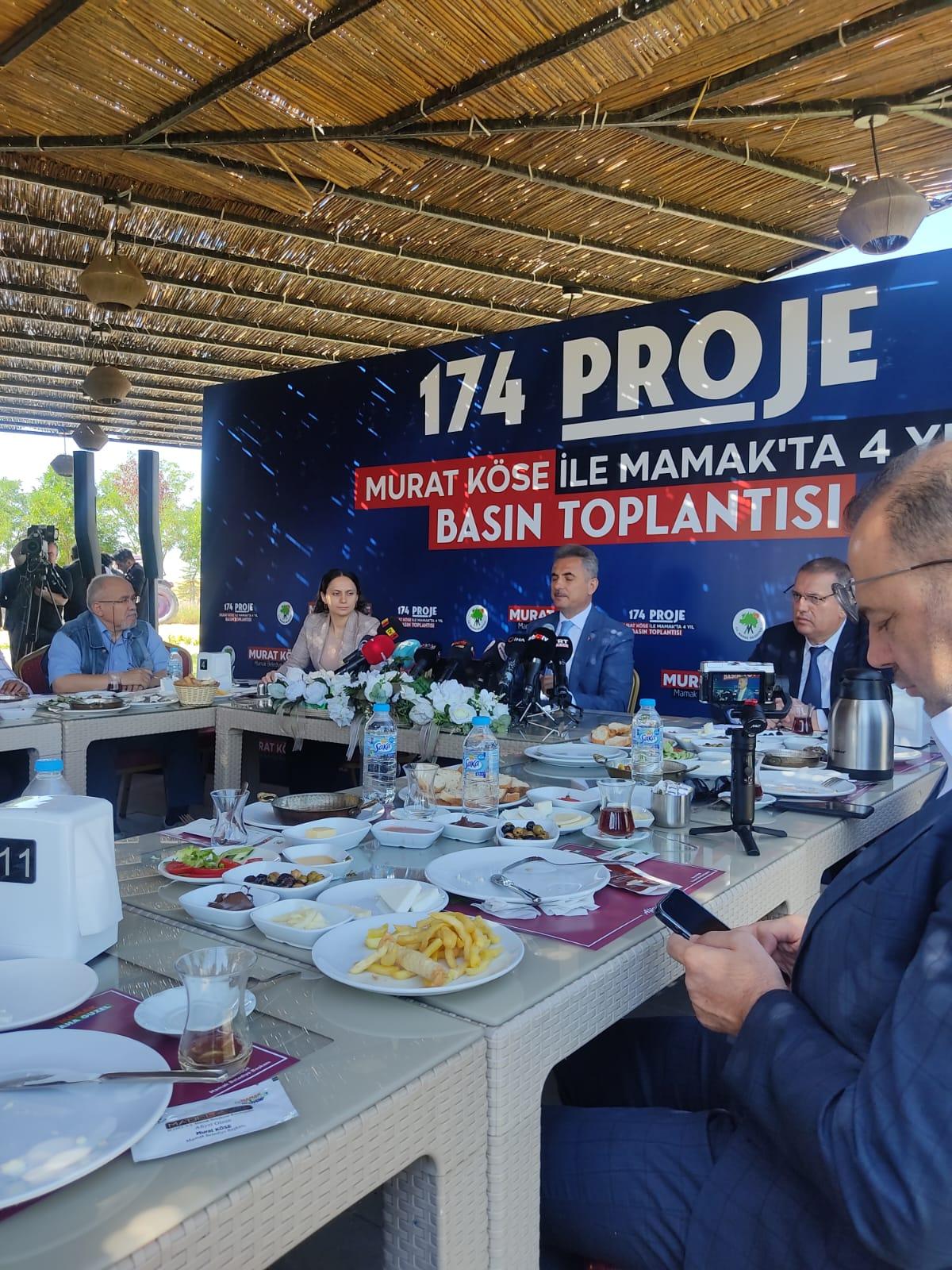 MAMAK BELEDİYESİ'NDEN 174 PROJE