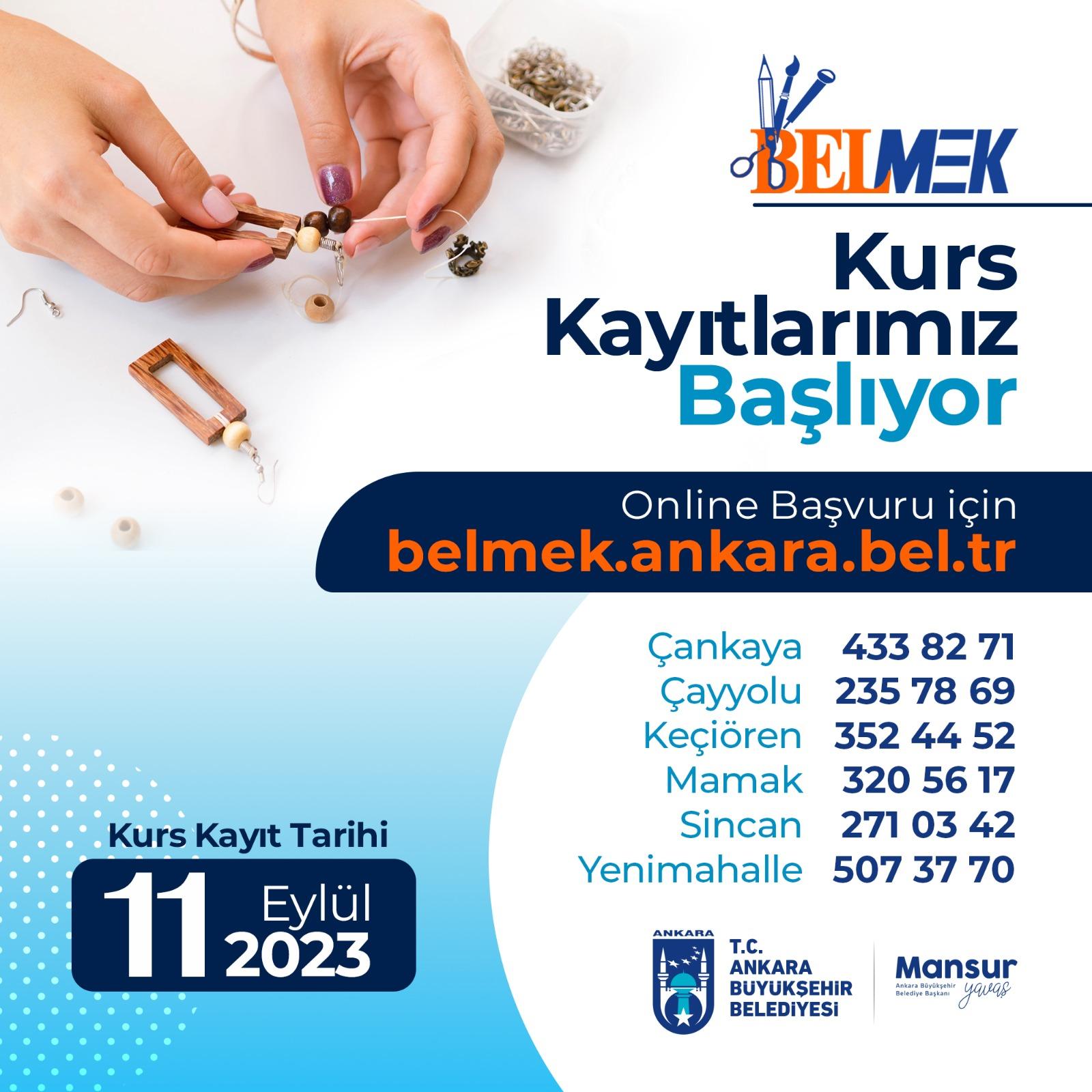 BELMEK’TE YENİ DÖNEM KURS KAYITLARI BAŞLIYOR