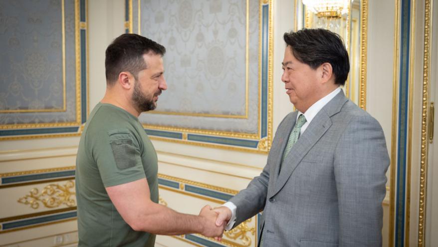 Zelenskiy Japonya Dışişleri Bakanı Hayaşi İle Bir Araya Geldi