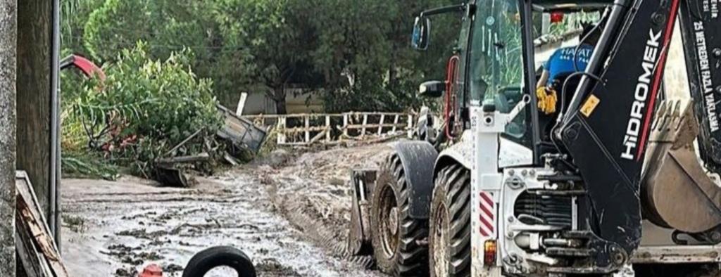 Aydın’da sel felaketinde iki kişi ölü