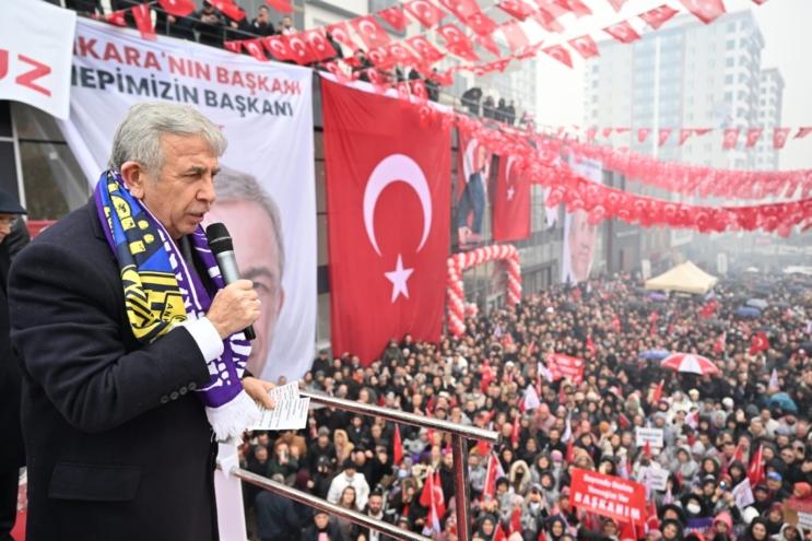 MANSUR YAVAŞ İLK SEÇİM KOORDİNASYON MERKEZİNİ KEÇİÖREN’DE AÇTI