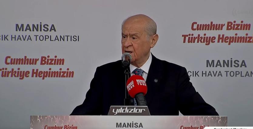 Devlet Bahçeli Manisa’da konuştu