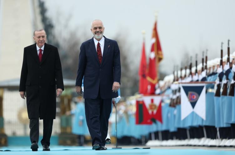 Arnavutluk Başbakanı Edi Rama, Ankara’da