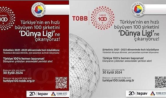 TOBB, EN İYİ 100 ŞİRKETİ ARIYOR