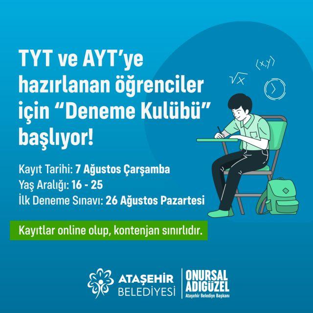 ÖĞRENCİLER “DENEME KULÜBÜ” İLE TYT VE AYT’YE PROVA YAPARAK HAZIRLANACAK…